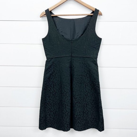 J. Crew Sleeveless Textured Floral Silk Blend Tea Cocktail Dress - Picture 9 of 14